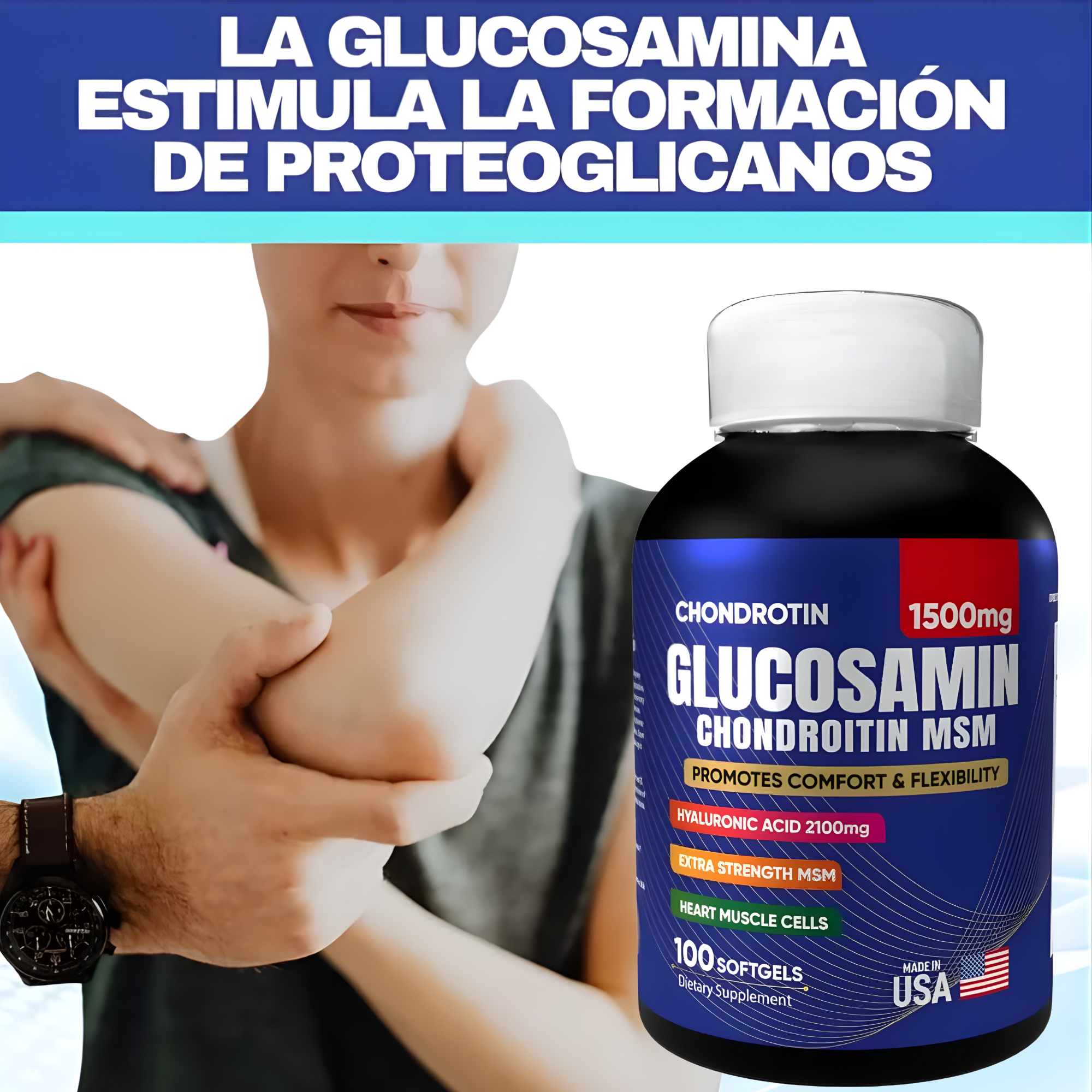 Lunara Suplemento-Glucosamina Condroitina Msm